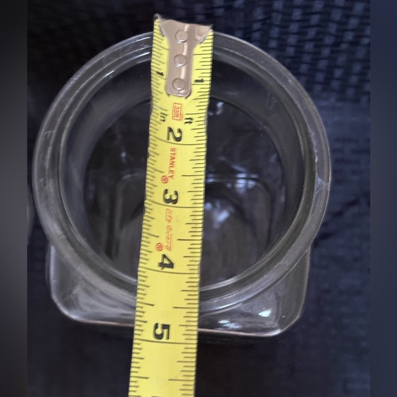 Antique clear glass apothecary general store display jar, candy/drug store jar - Picture 9 of 10